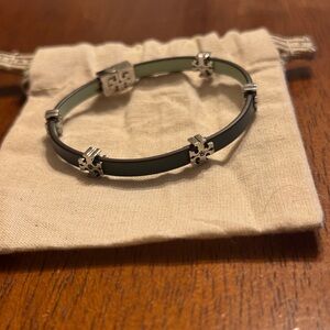 Tory Burch Eleanor Brio Bracelet - Green/Gray